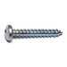 #10 x 1-1/4" Zinc Plated Steel Square Drive Pan Head Sheet Metal Screws