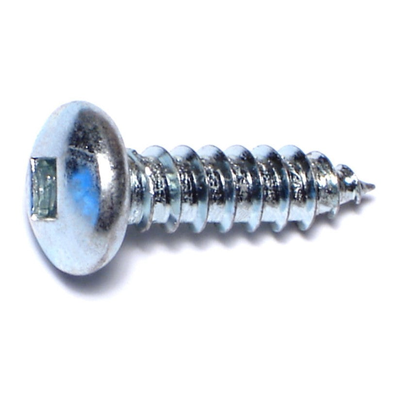 #12 x 3/4" Zinc Plated Steel Square Drive Pan Head Sheet Metal Screws