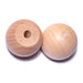 1" Birch Wood Ball Knobs