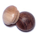 3/8" Walnut Wood Round Head Screw Hole Buttons