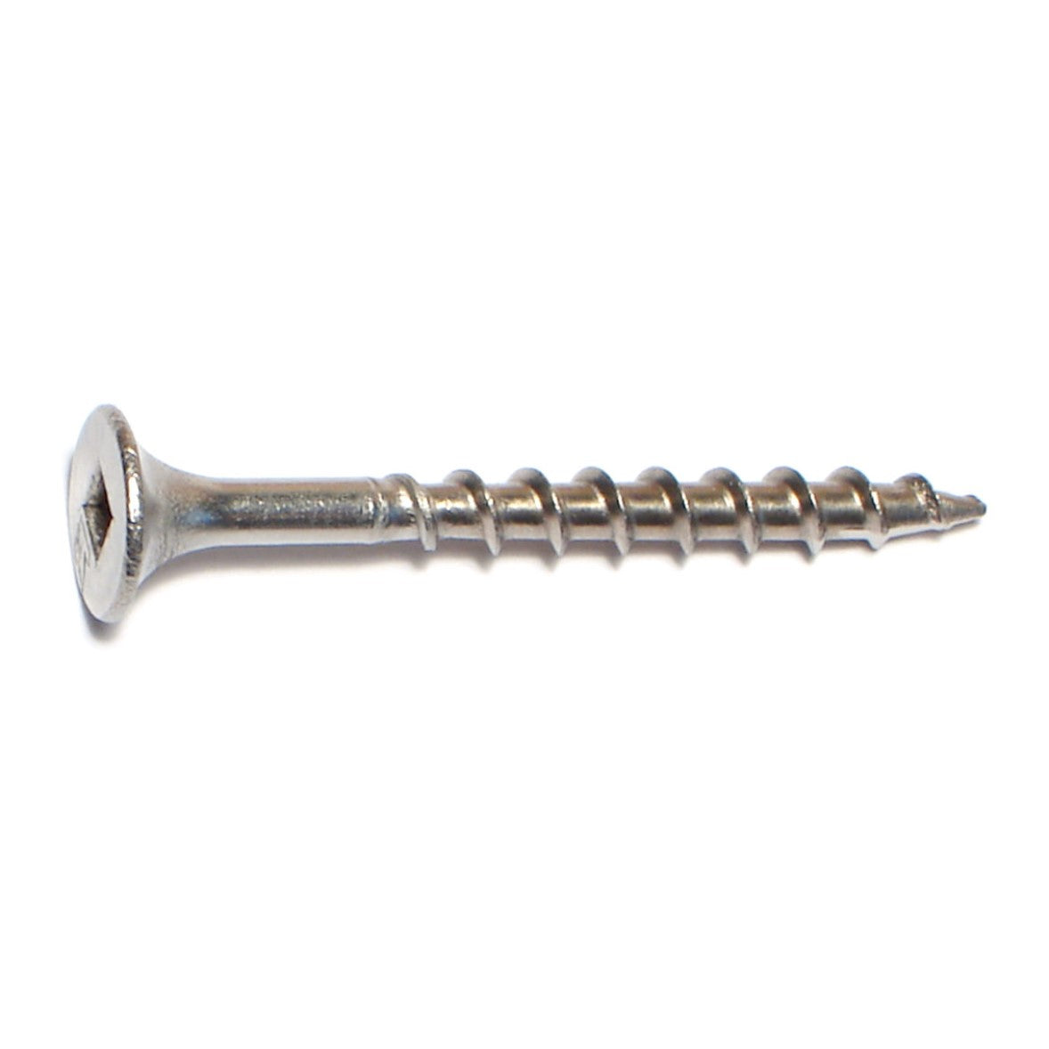#6 x 1-5/8" 18-8 Stainless Steel Square Drive Bugle Head Deck Screws