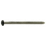 #10 x 3" Black Painted 18-8 Stainless Steel Phillips Pan Head Sheet Metal Screws