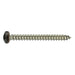 #10 x 2" Brown Painted 18-8 Stainless Steel Phillips Pan Head Sheet Metal Screws