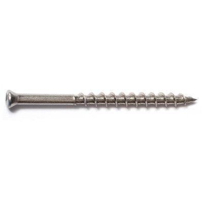 #7 x 2-1/4" 305 Stainless Steel Square Drive Trim Head Deck Screws