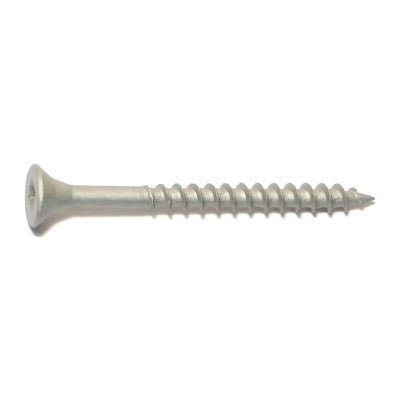 #7 x 2" Silver Ruspert Coated Steel Square Drive Bugle Head Deckselect Deck Screws
