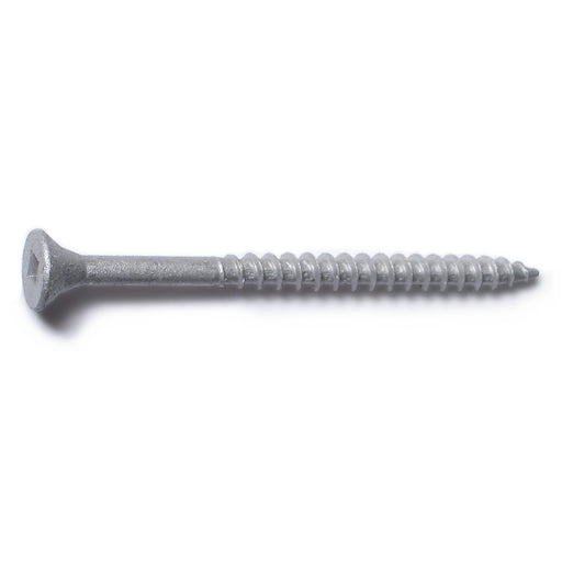 #8 x 2-1/2" Silver Ruspert Coated Steel Square Drive Bugle Head Deckselect Deck Screws