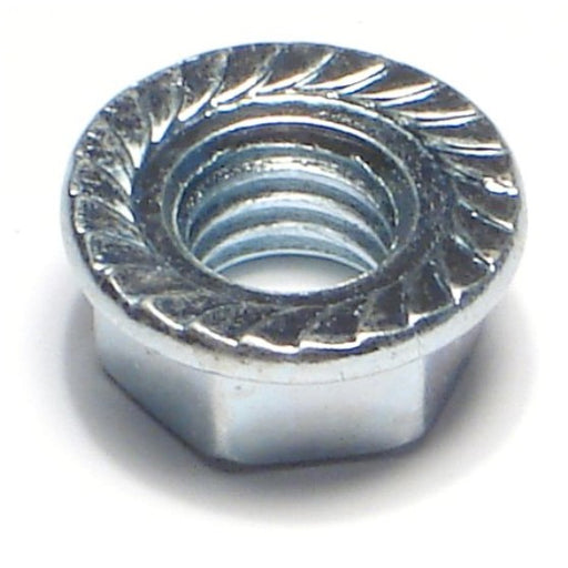 3/8"-16 Zinc Plated Case Hardened Steel Coarse Thread Hex Flange Nuts