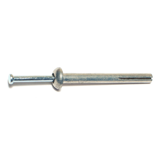 1/4" x 2-1/2" Zinc Plated Steel Truss Head Nail Drive Anchors
