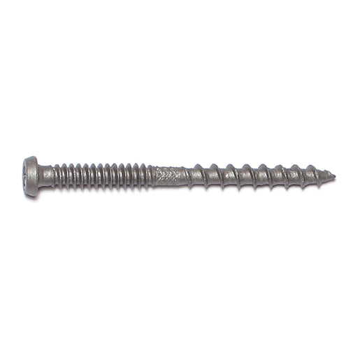 #10 x 2-1/2" Gray Ruspert Coated Steel Composite Star Drive Pan Head Deck Screws