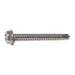 #8-18 x 1-1/2" 410 Stainless Steel Hex Washer Head Self-Drilling Screws