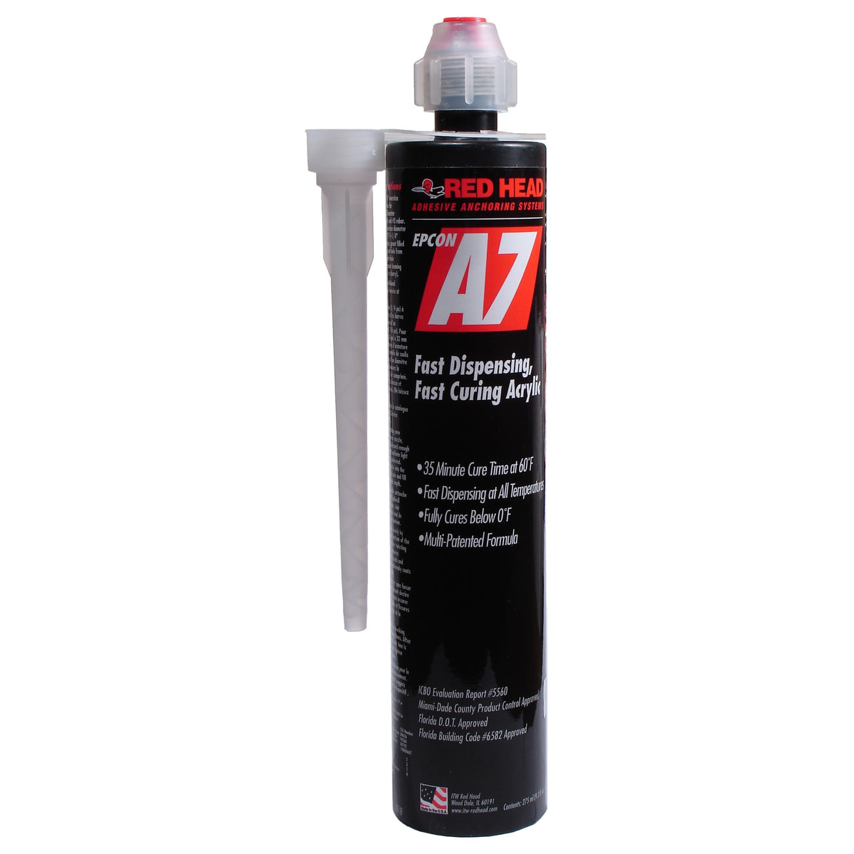 A-7 Red Head Acrylic Adhesive