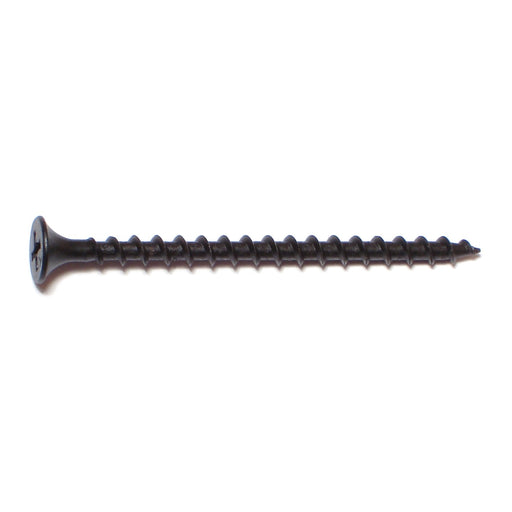 #6 x 2-1/4" Black Phosphate Steel Coarse Thread Phillips Bugle Head Drywall Screws