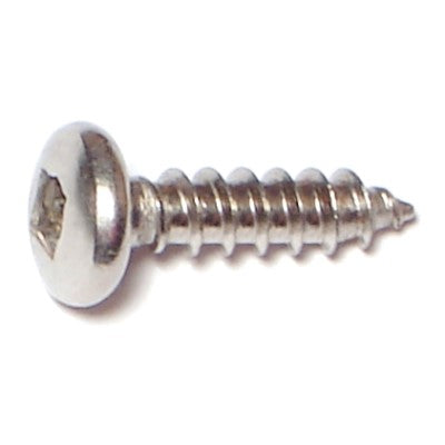 #8 x 5/8" 18-8 Stainless Steel Square Drive Pan Head Sheet Metal Screws