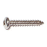 #8 x 1" 18-8 Stainless Steel Square Drive Pan Head Sheet Metal Screws