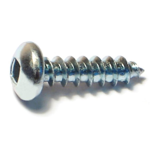 #10 x 3/4" Zinc Plated Steel Square Drive Pan Head Sheet Metal Screws