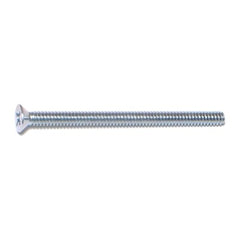 #6-32 x 2" Zinc Plated Steel Coarse Thread Phillips Flat Head Machine Screws