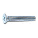 #10-24 x 1-1/4" Zinc Plated Steel Coarse Thread Phillips Flat Head Machine Screws