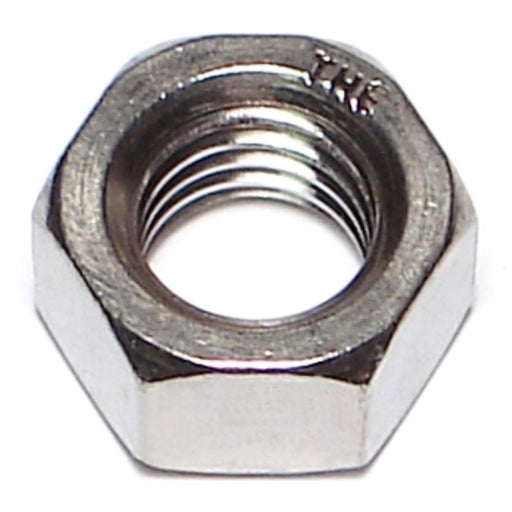 1/2"-13 18-8 Stainless Steel Coarse Thread Hex Nuts