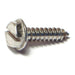 #10 x 3/4" 18-8 Stainless Steel Slotted Hex Washer Head Sheet Metal Screws