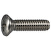 1/4"-20 x 1" 18-8 Stainless Steel Coarse Thread Phillips Oval Head Machine Screws