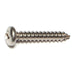 #14 x 1-1/2" 18-8 Stainless Steel Phillips Pan Head Sheet Metal Screws