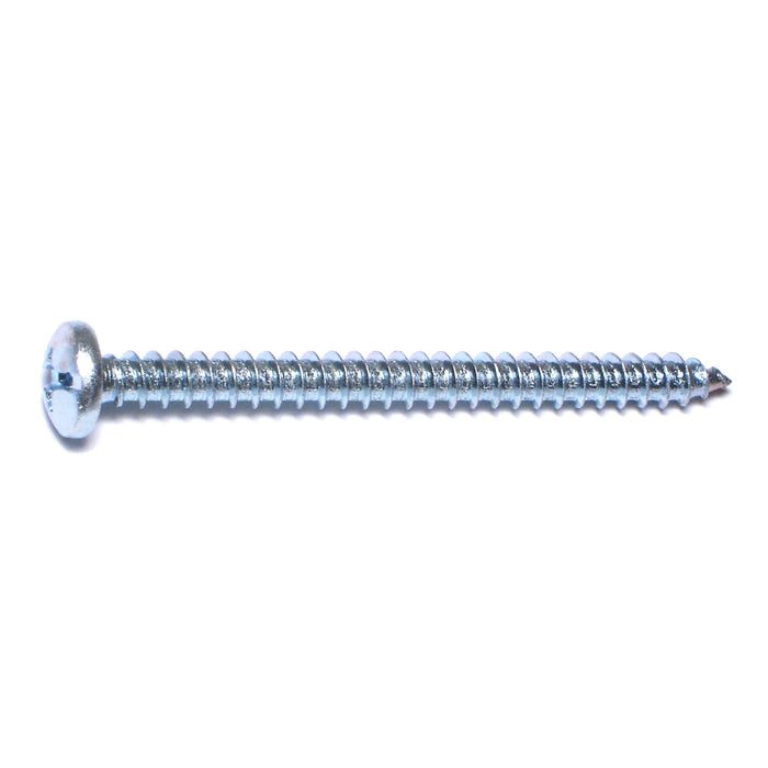 #14 x 3" Zinc Plated Steel Combo Pan Head Sheet Metal Screws