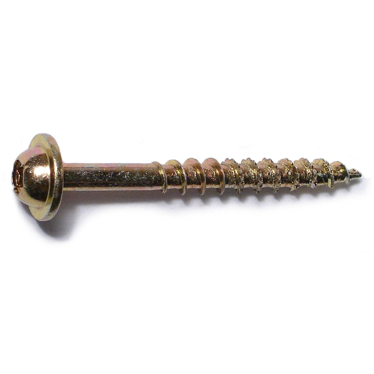 #9 x 1-3/4"Zinc Plated Steel Star Drive Round Washer Head Saberdrive Cabinet Screws