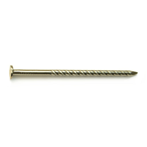 10d 3" 18-8 Stainless Steel Spiral Deck Flat Head Nails