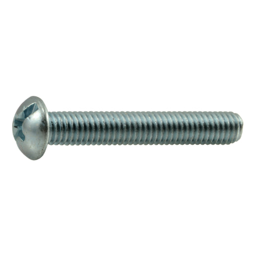 #10-32 x 1-1/4" Zinc Plated Steel Fine Thread Combo Round Head Machine Screws