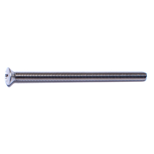 #10-32 x 3" 18-8 Stainless Steel Fine Thread Phillips Oval Head Machine Screws