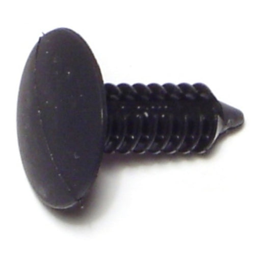 5.5mm x 17mm x 20mm Black Plastic Hole Shield Clips