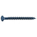 3/16" x 2-1/4" Blue Ruspert Coated Steel Star Drive Pan Head TorqueMaster Masonry Screws