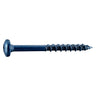 5/16" x 3-1/4" Blue Ruspert Coated Steel Star Drive Pan Head TorqueMaster Masonry Screws