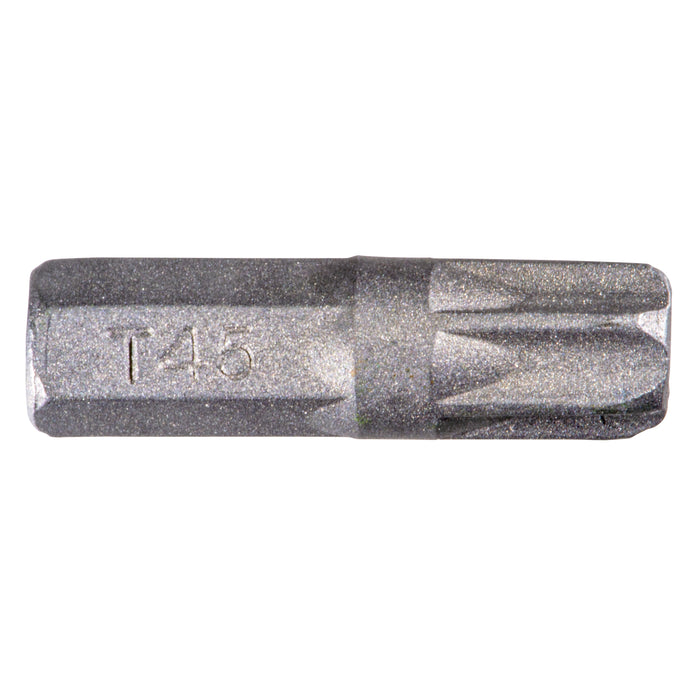 1/4" x 1" T45 Star Drive Insert Bits