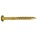 #9 x 2" Tan XL1500 Coated Steel Star Drive Pan Head Saberdrive Deck Screws