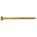 #10 x 3-1/2" Tan XL1500 Coated Steel Star Drive Pan Head Saberdrive Deck Screws