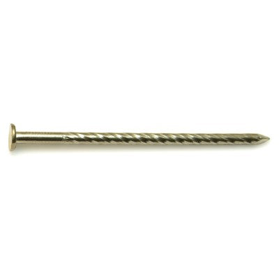 16d 3-1/2" 18-8 Stainless Steel Spiral Deck Flat Head Nails
