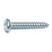 #4 x 3/4" Zinc Plated Steel Combo Pan Head Sheet Metal Screws