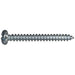 #8 x 1-1/2" Zinc Plated Steel Combo Pan Head Sheet Metal Screws