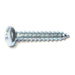 #12 x 1-1/4" Zinc Plated Steel Combo Pan Head Sheet Metal Screws