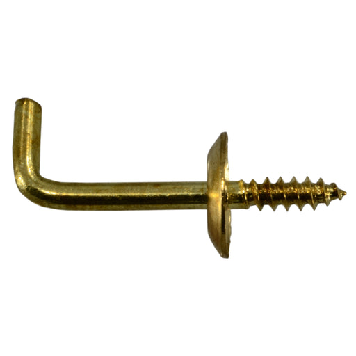 5/64" x 23/64" x 3/4" Brass Shoulder Hooks