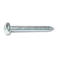 #14 x 2" Zinc Plated Steel Phillips Pan Head Sheet Metal Screws