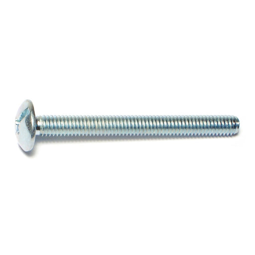 4mm-0.7 x 40mm Zinc Plated Steel Coarse Thread Combo Truss Head Machine Screws