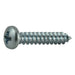 #4 x 5/8" Zinc Plated Steel Phillips Pan Head Sheet Metal Screws