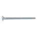 1/4"-20 x 4" Zinc Plated Grade 2 / A307 Steel Coarse Thread Carriage Bolts