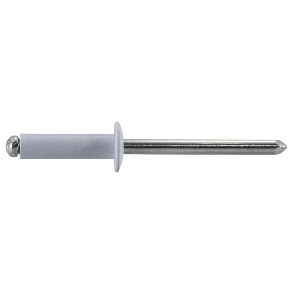 3/16" x 1/2" White Aluminum Blind Pop Rivets