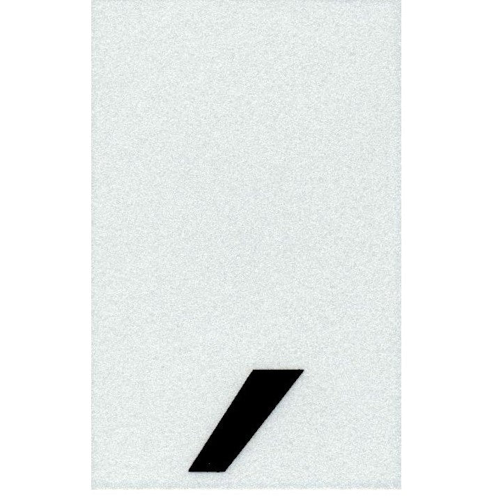 2" - Comma Straight Black Reflective
