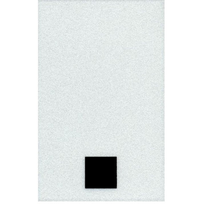 2" - Period Straight Black Reflective