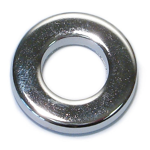 3/8" x 13/32" x 13/16"" Chrome Plated Grade 2 Steel SAE Extra Thick Washers