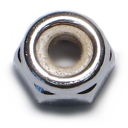 #10-32 Chrome Plated Steel Fine Thread Thin Pattern Lock Nuts